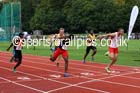 Mens and Boys 100 metres at the Northern Inter-Counties under-17s and 15s at Witton Park, Blackburn. Photo: David T. Hewitson/Sports for All Pics